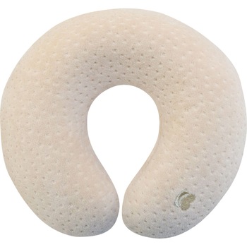 Perna suport gat pentru calatorie Velvet Beige 20x23x6,5 cm Perna suport gat pentru calatorie Velvet Beige 20x23x6,5 cm