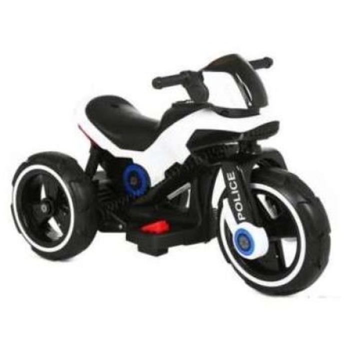 Gyermek elektromos motor Baby Mix POLICE fehér