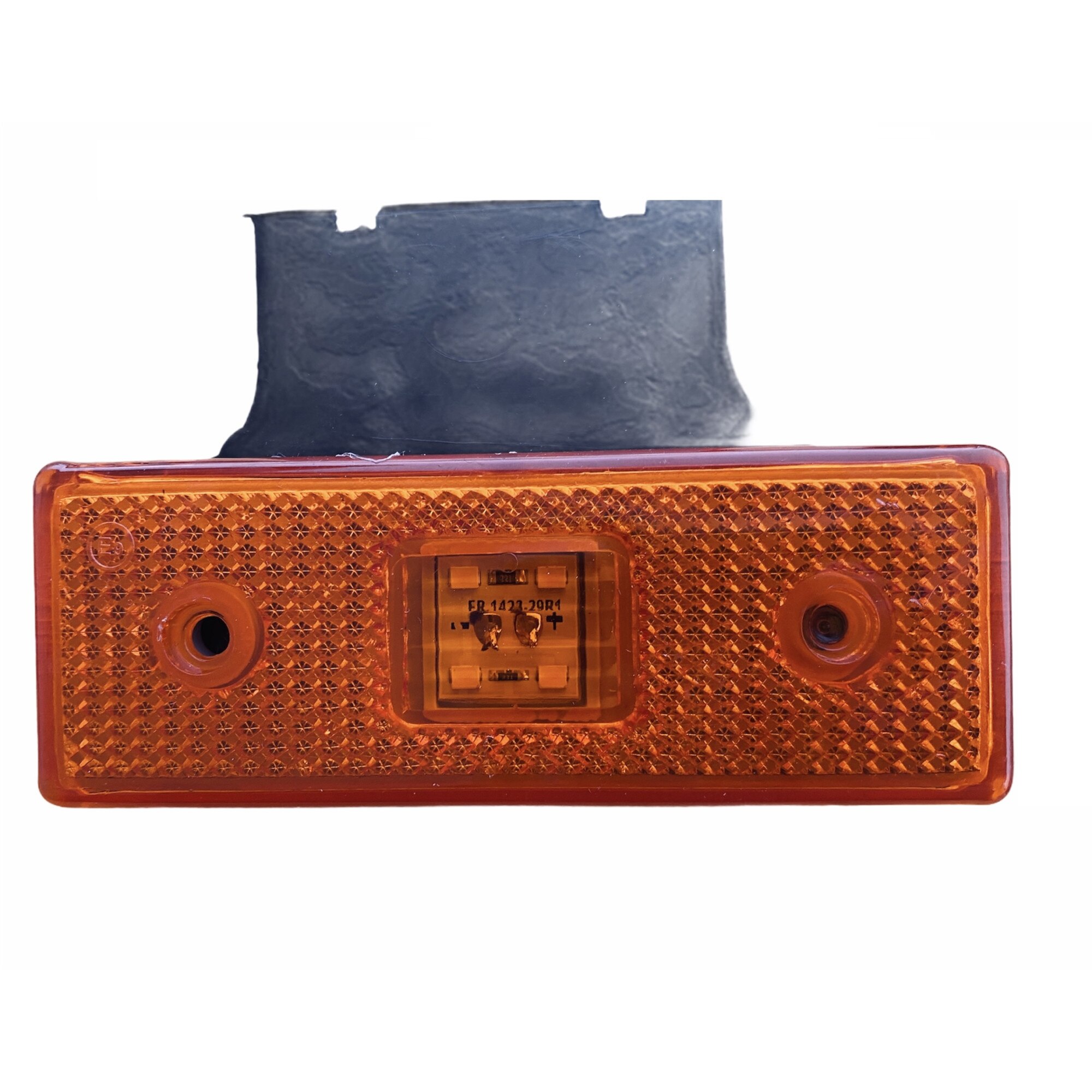 Lampa laterala galbena cu suport 4 LED 12v-24v