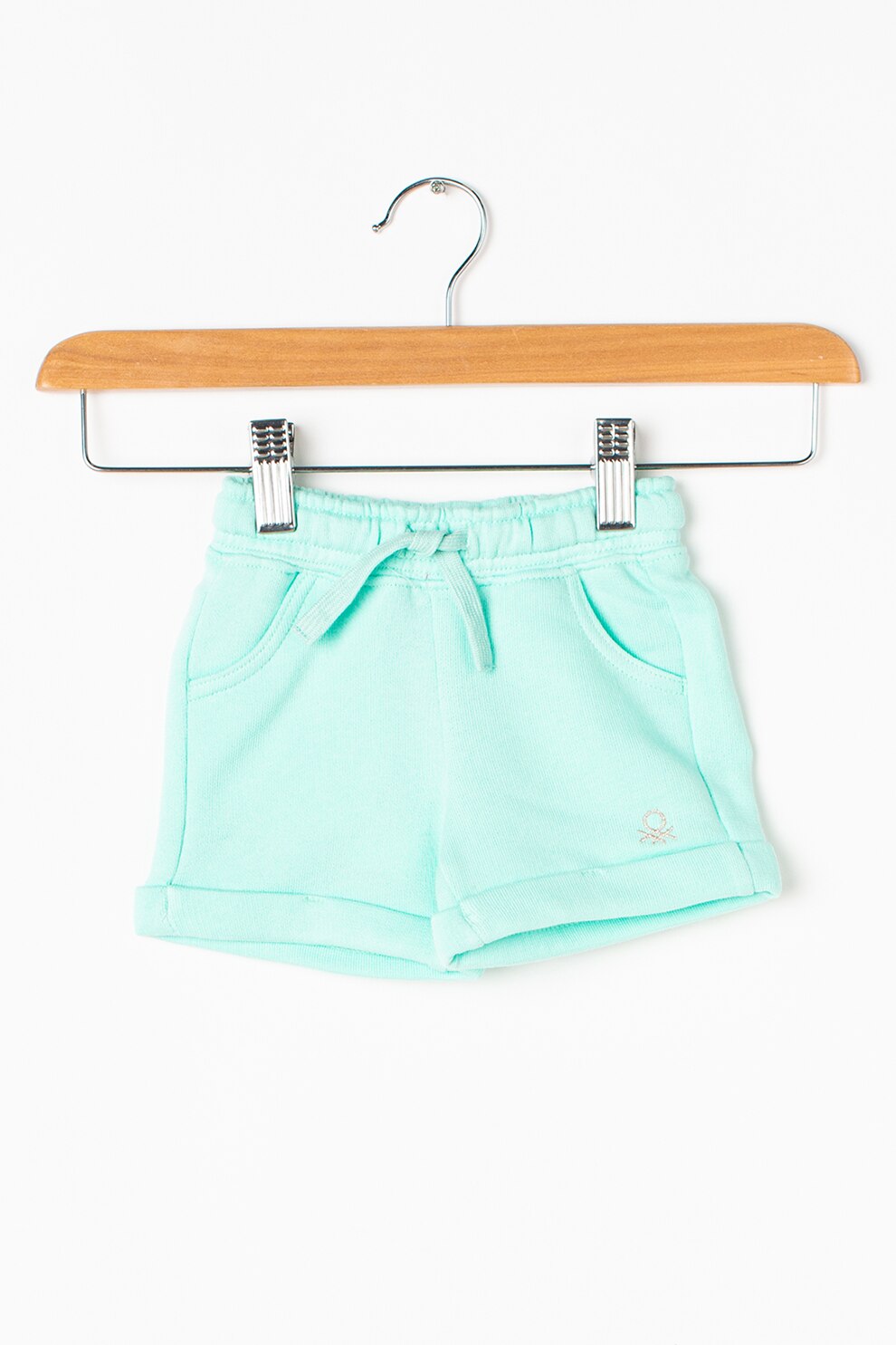 United Colors of Benetton, Bermude cu snur, Verde menta
