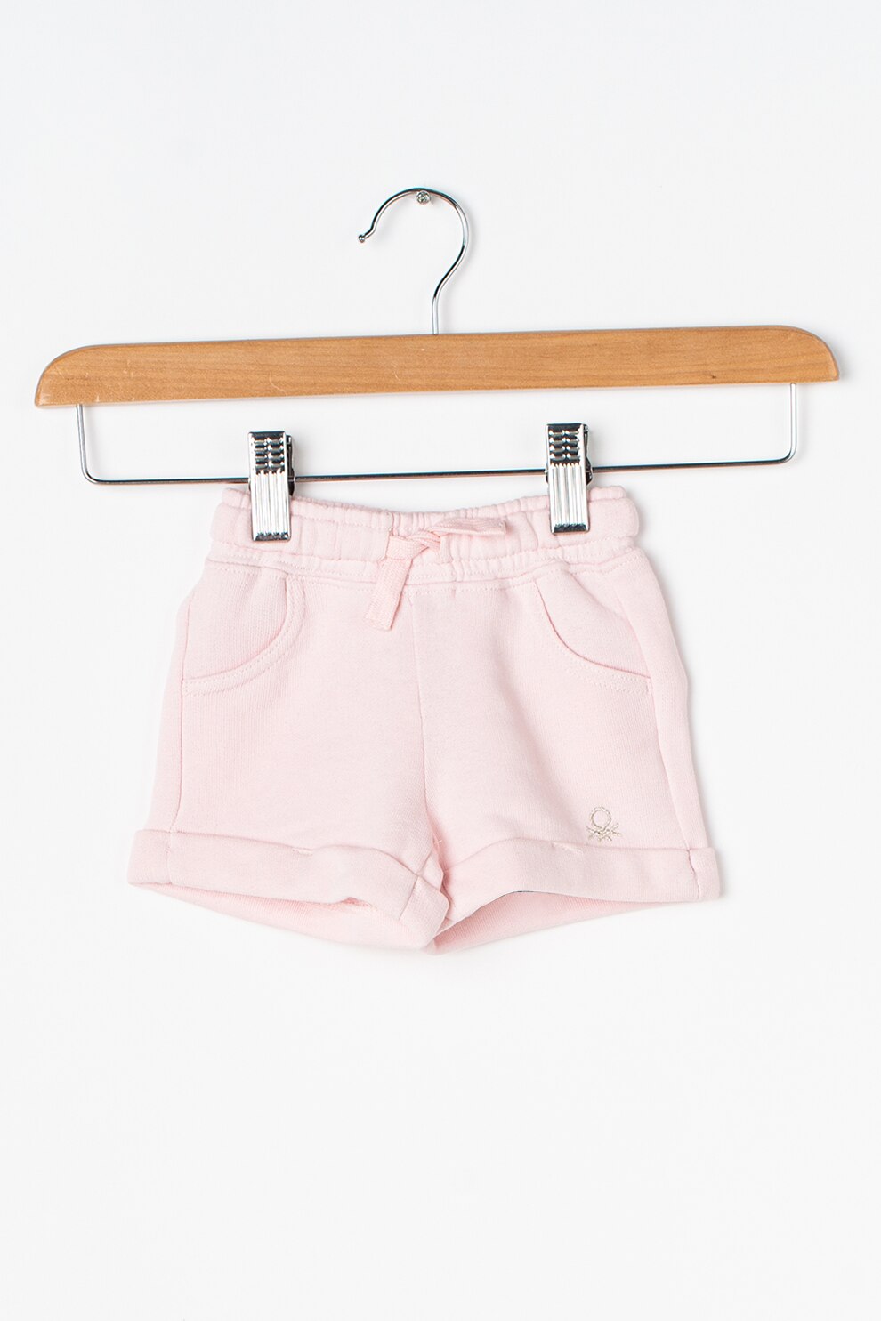 United Colors of Benetton, Bermude cu snur, Roz pal