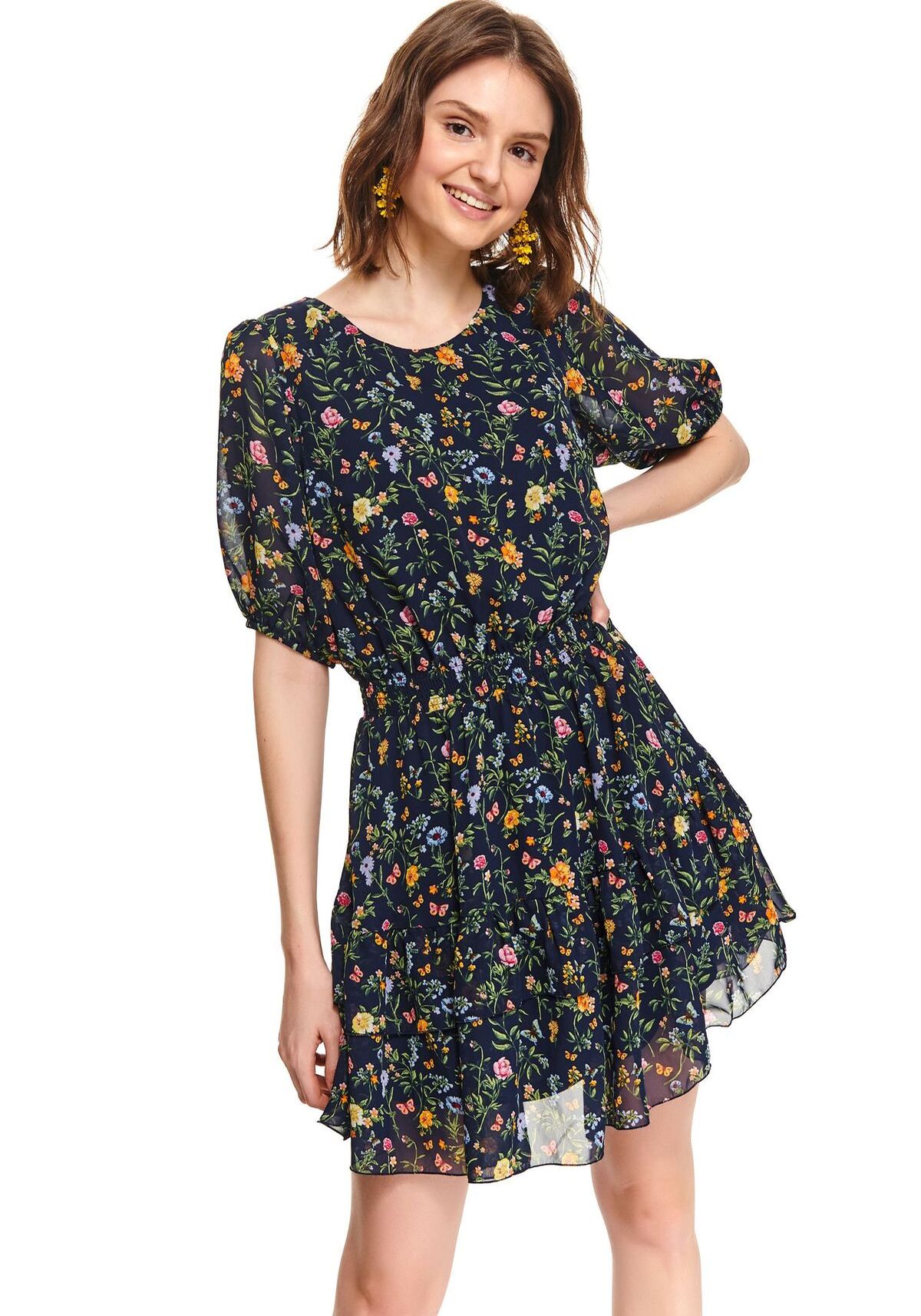 Rochie pentru femei, TOP SECRET, SSU3149, Albastru inchis