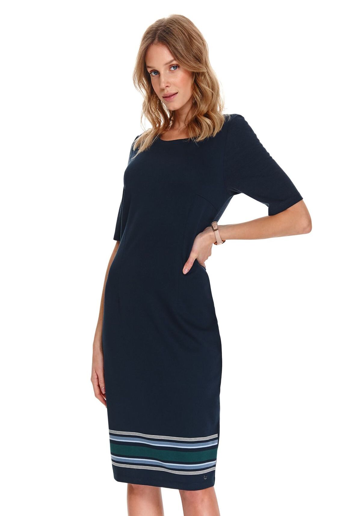 Rochie pentru femei, TOP SECRET, SSU3057, Albastru inchis