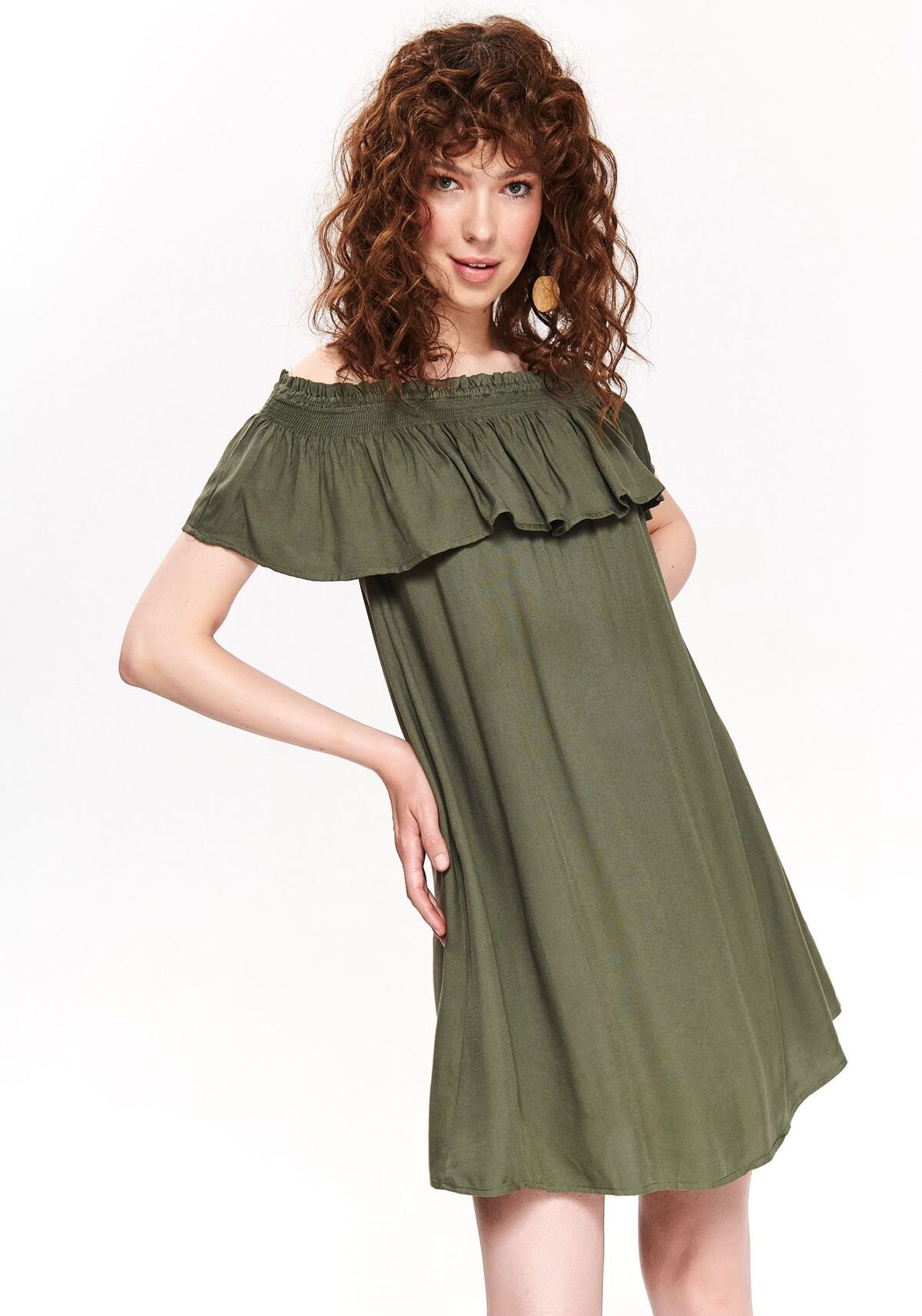 Rochie pentru femei, TOP SECRET, SSU2763, Verde