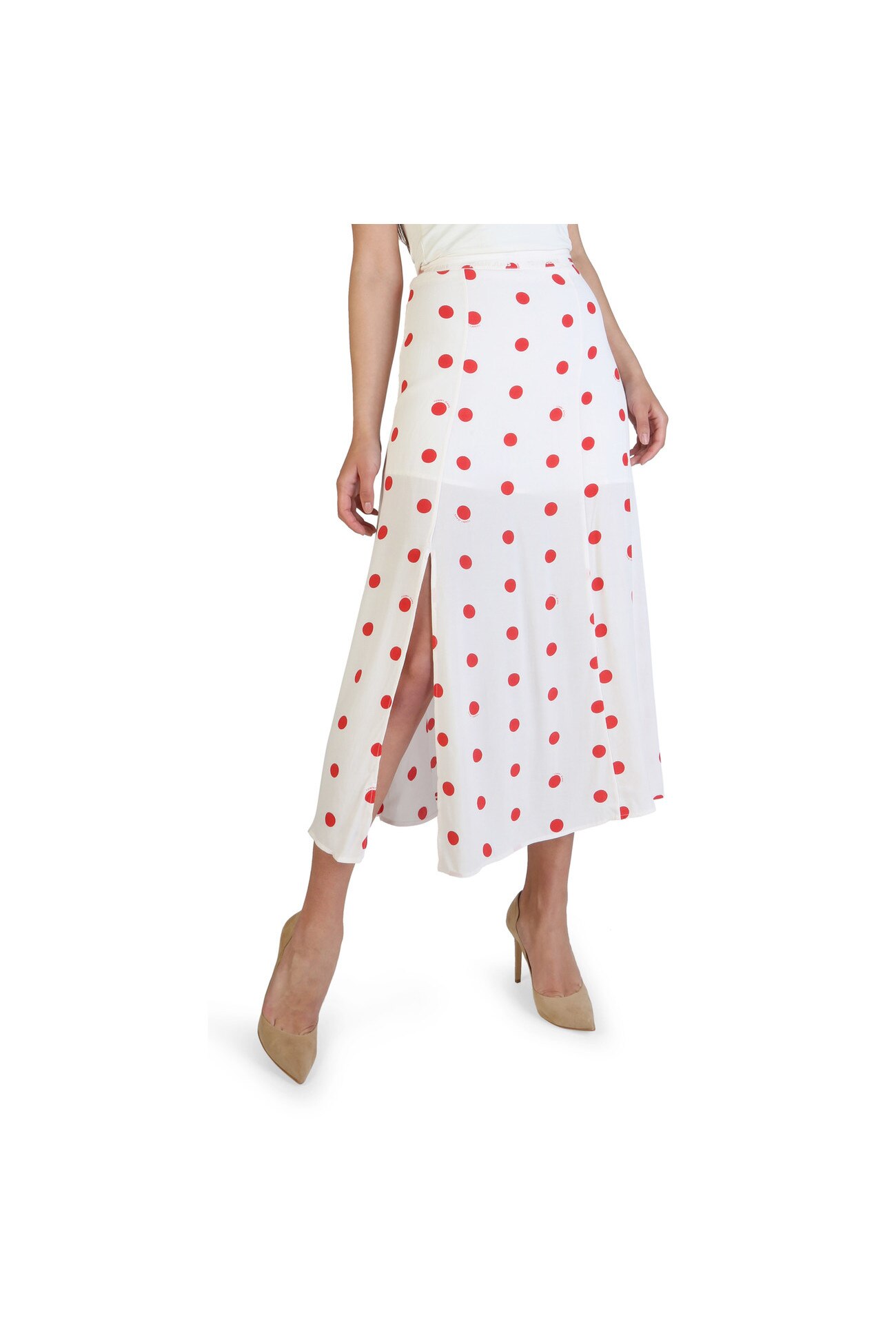 Fusta femei Tommy Hilfiger model DW0DW09513, Alb