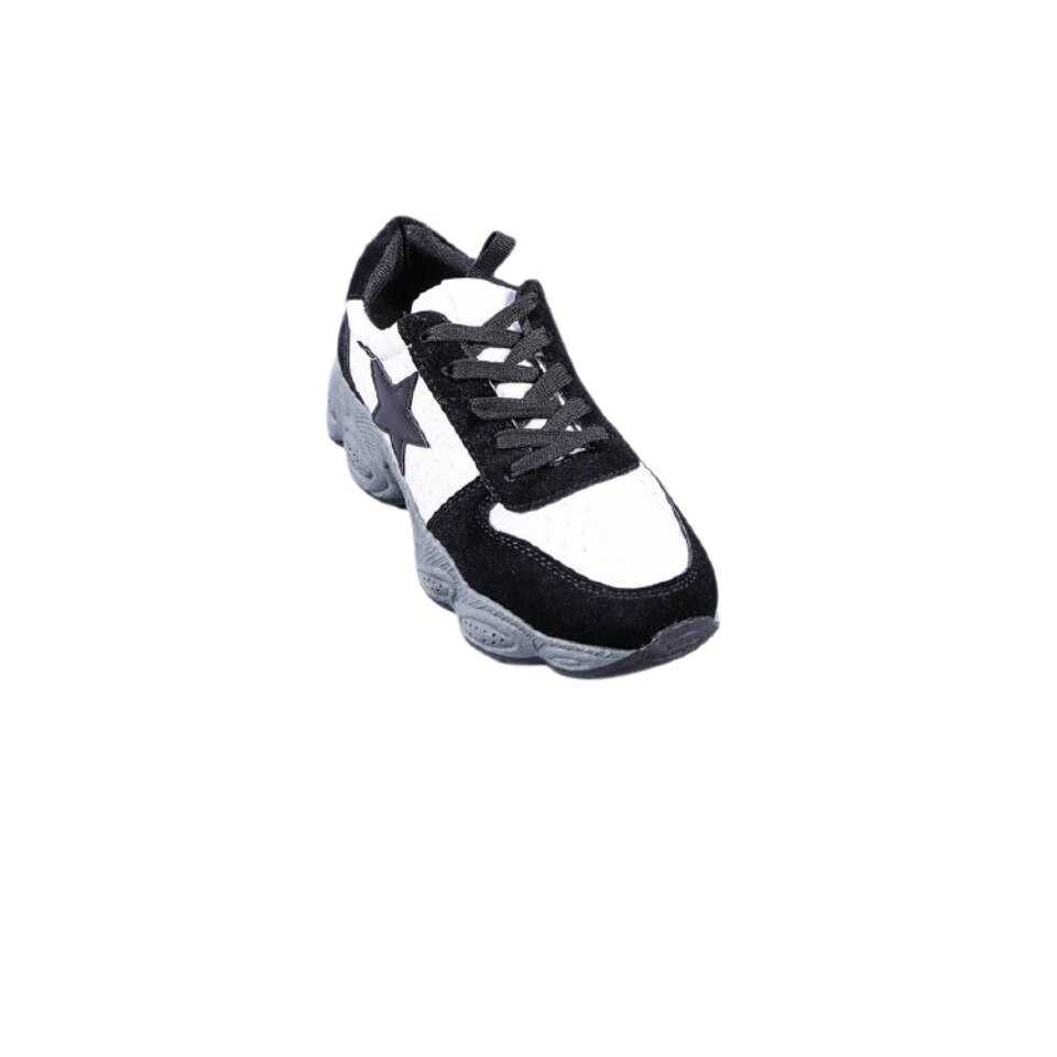 Pantofi sport dama Katerina, M-E-100, Negru/Alb