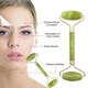 Rola pentru masaj facial din piatra jad, Massage Roller, ADM, Verde