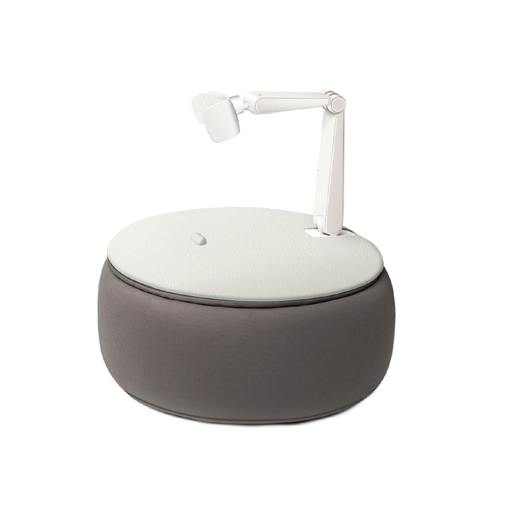 Hordozható telefon tartó párnával, állítható, szürke