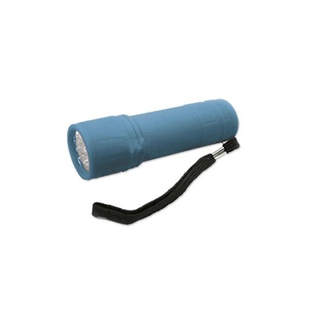 Lanterna de lucru portabila de plastic 9 LED albastru