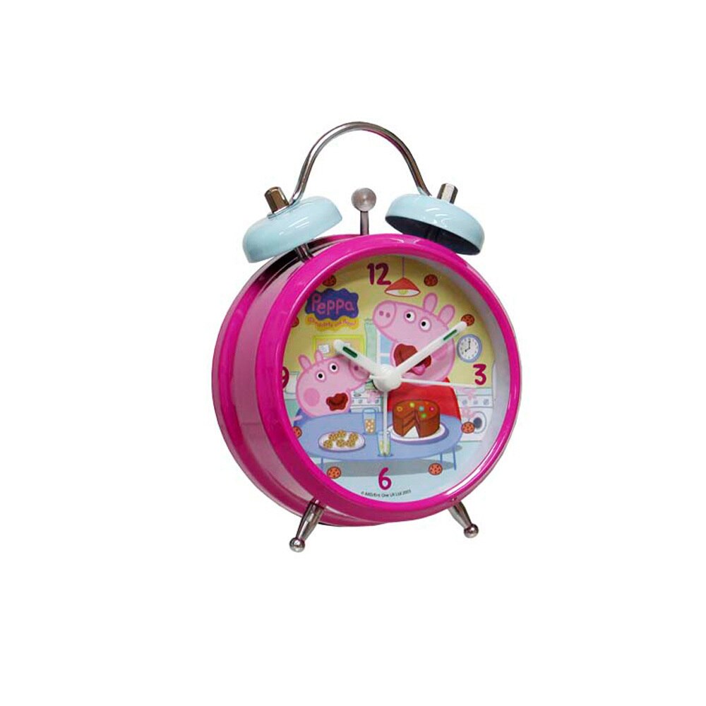 Ceas birou Peppa Pig 8 cm Bleu/Mov