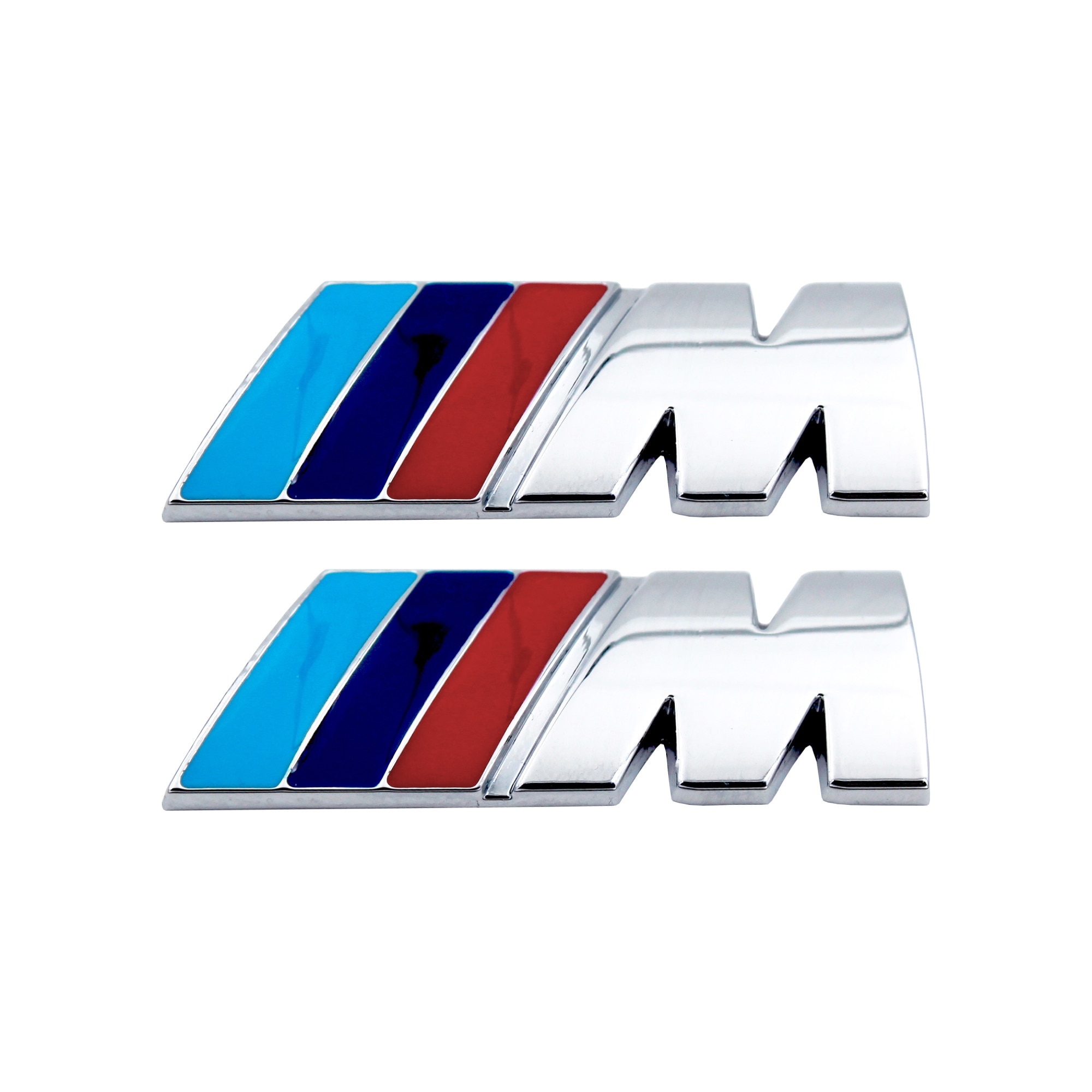 Set 2 Embleme Metal Aripa Logo M Performance Silver