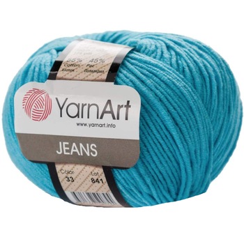 Fir Textil Yarn Art Jeans 33 pentru crosetat si tricotat, acril, albastru, 160 m Fir Textil Yarn Art Jeans 33 pentru crosetat si tricotat, acril, albastru, 160 m