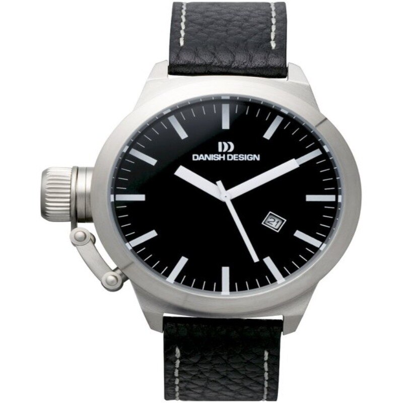 Ceas analogic, Danish Design, IQ13Q711, Quartz, 10 ATM, Negru/Argintiu