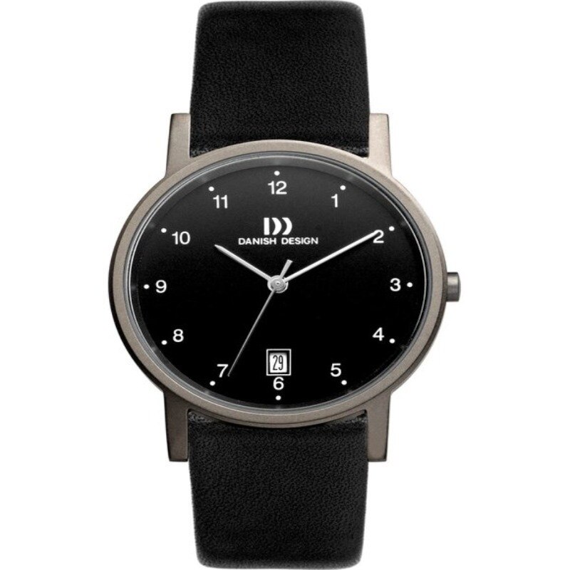 Ceas analogic, Danish Design,IQ13Q170, Quartz, 3 ATM, 34 mm, Negru/Argintiu