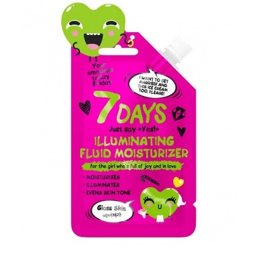 Crema iluminatoare 7 Days, Reimprospatare, Hidratare, 25 g