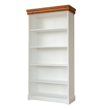 Biblioraft din lemn de pin Toscana alb/ pin Ambient H 194 X L 96 X A 37 cm Biblioraft din lemn de pin Toscana alb/ pin Ambient H 194 X L 96 X A 37 cm