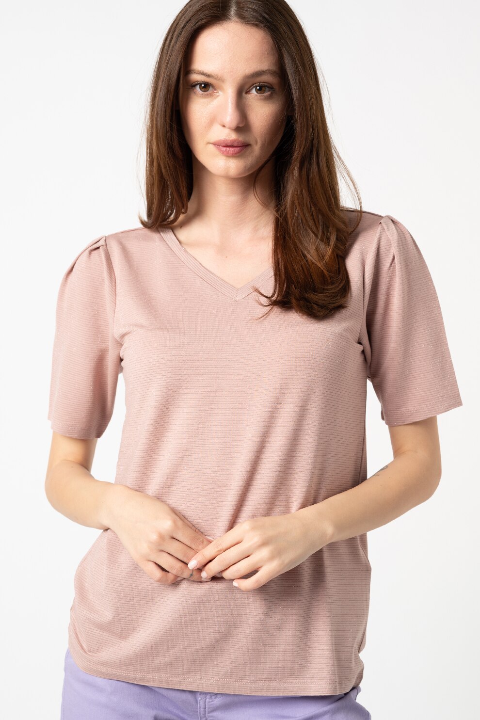 JdY, Tricou cu decolteu in V Runa, Piersica