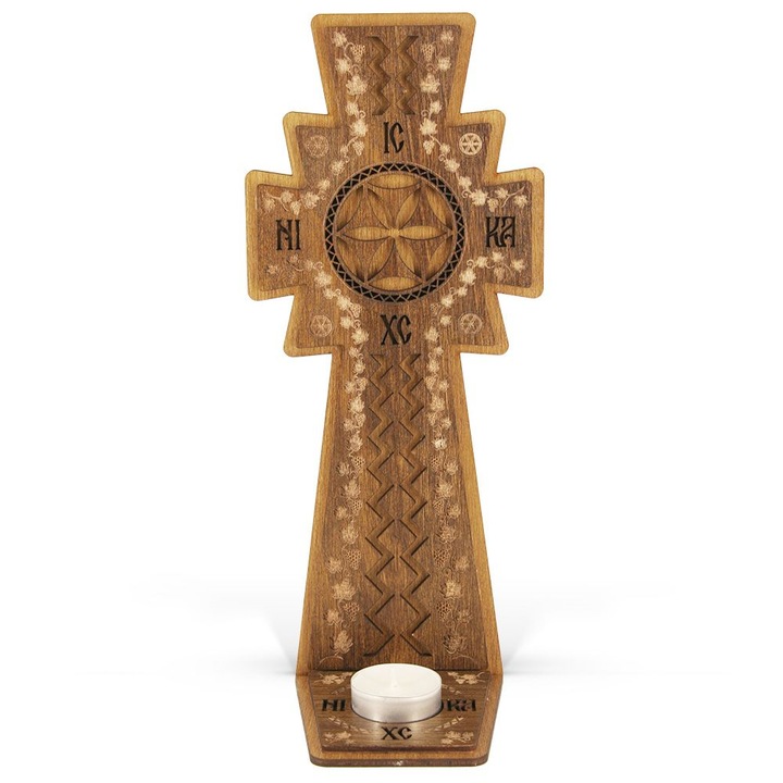 Candela Cruce Traditional Ortodoxa