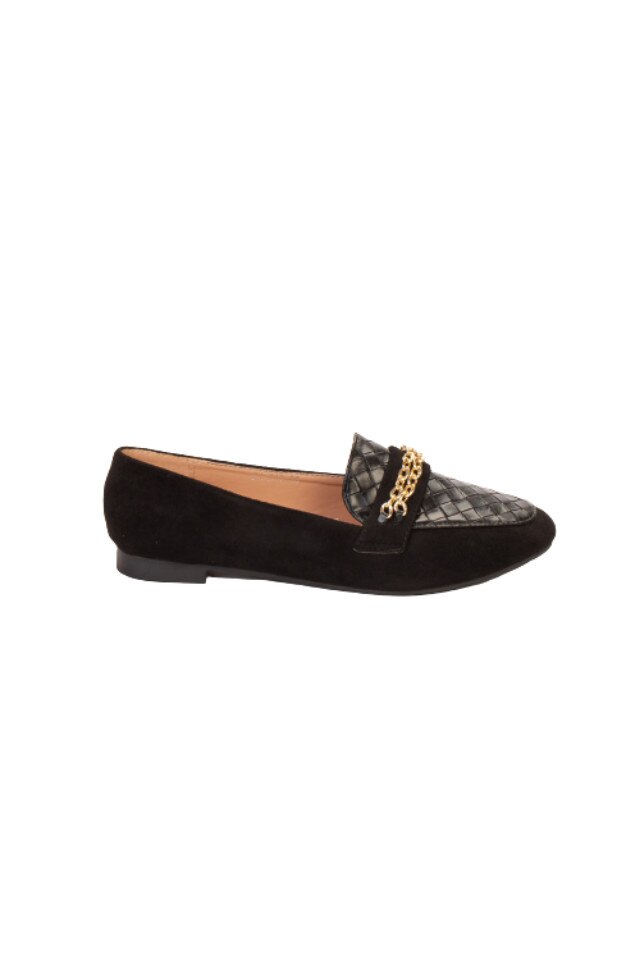 Mocasini dama Evette, Negru
