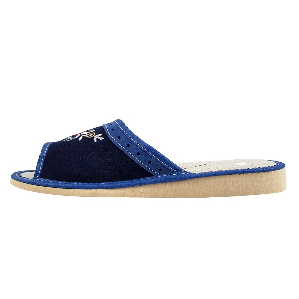 Slapi de Casa, Brand Tylbut, Model 'Tradition Spirit', Culoare Albastru