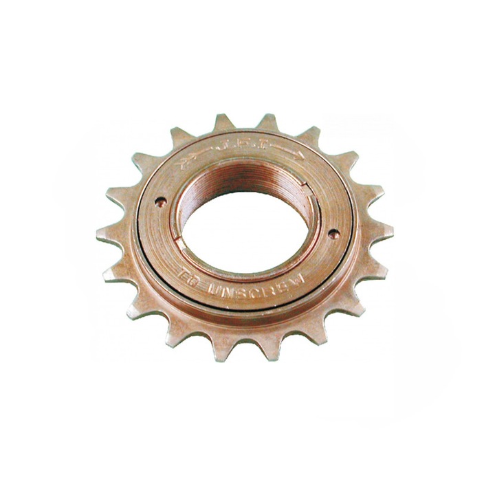 SunRace menetes hátsó lánckerék, 16T, 1/2x1/8, Barna színű