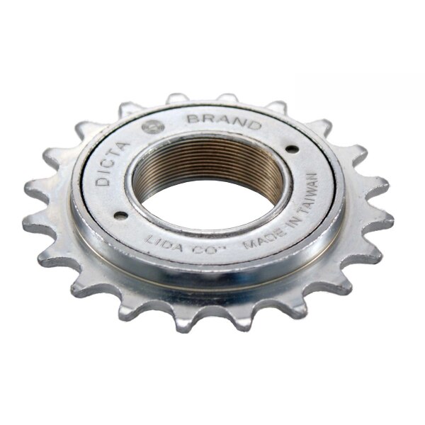 Pinion spate SunRace pe filet, 20T, 1/2x1/8, culoare Crom