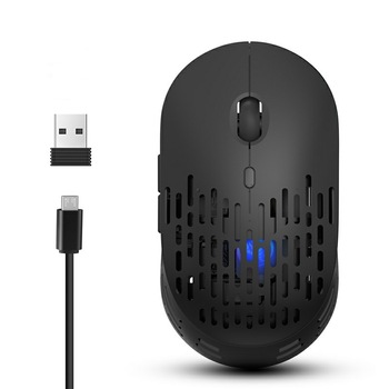 Mouse wireless T38 2.4 G, vertical optic, silentios, reincarcabil, 4 butoane, Negru, BBL2161 Mouse wireless T38 2.4 G, vertical optic, silentios, reincarcabil, 4 butoane, Negru, BBL2161