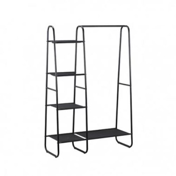 Suport haine pentru garderoba, 100 x 150 x 40 cm, negru, Cassatex Suport haine pentru garderoba, 100 x 150 x 40 cm, negru, Cassatex