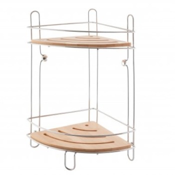 Raft de colt , Bonja, Bambus, 2 rafturi, 19,5 x 36,5 x 19,5 cm, Cassatex Raft de colt , Bonja, Bambus, 2 rafturi, 19,5 x 36,5 x 19,5 cm, Cassatex