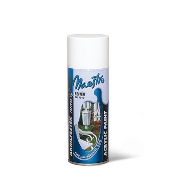 Spray vopsea Maestro alb 9010 - 400 ml Spray vopsea Maestro alb 9010 - 400 ml
