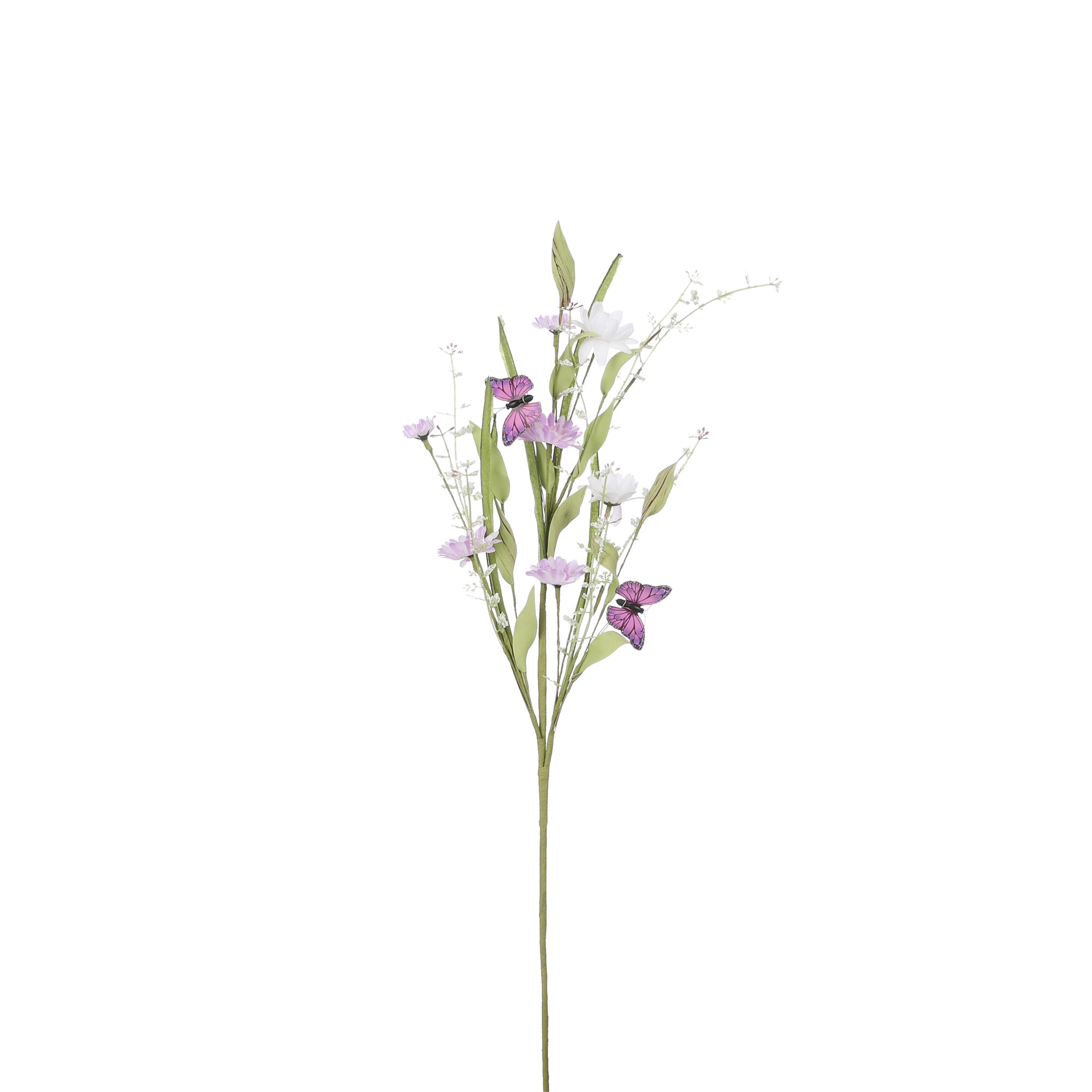 Buchet artificial Margarete, roz, 60x15x6 cm