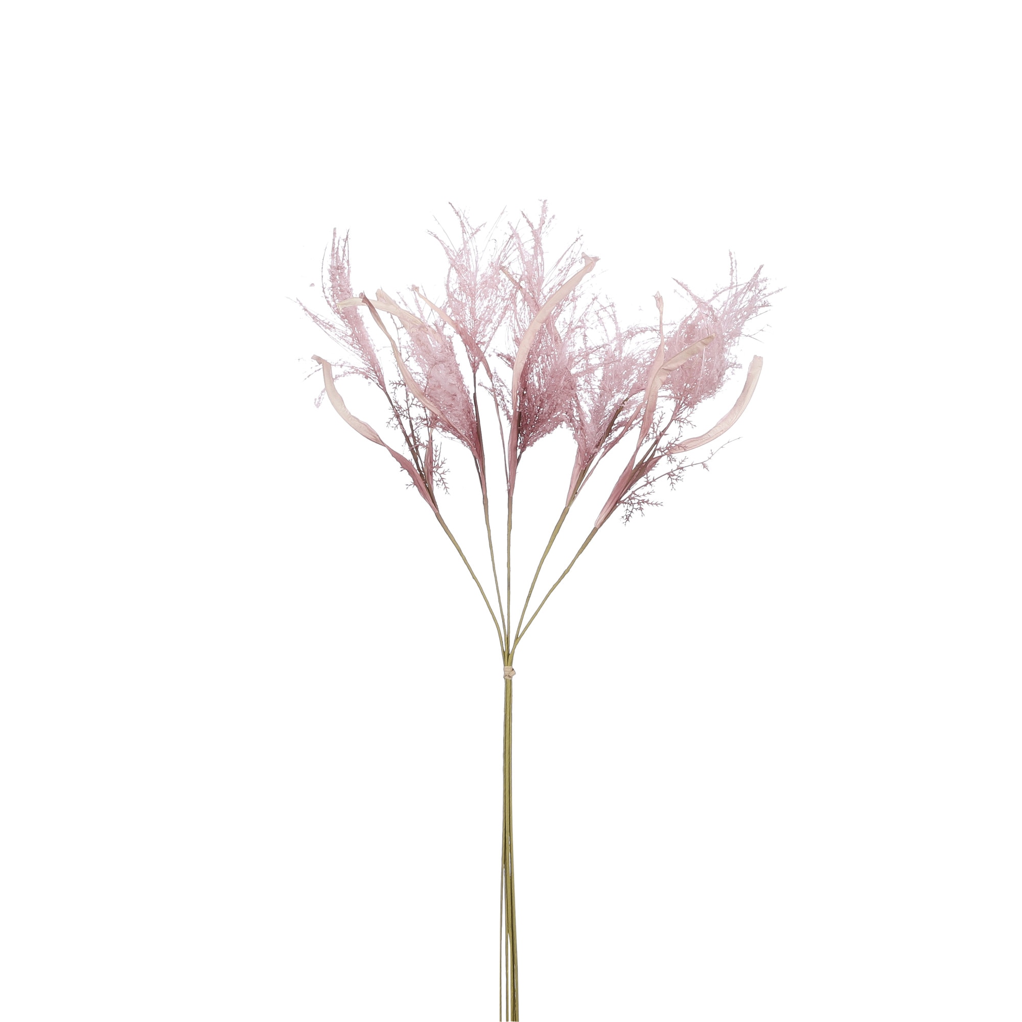 Buchet artificial iarba, roz, 76x10 cm