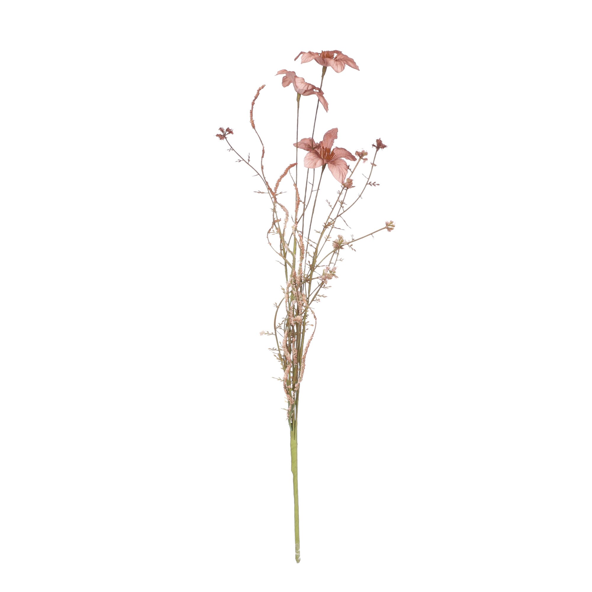 Buchet artificial Iris, rosu, 55x5 cm