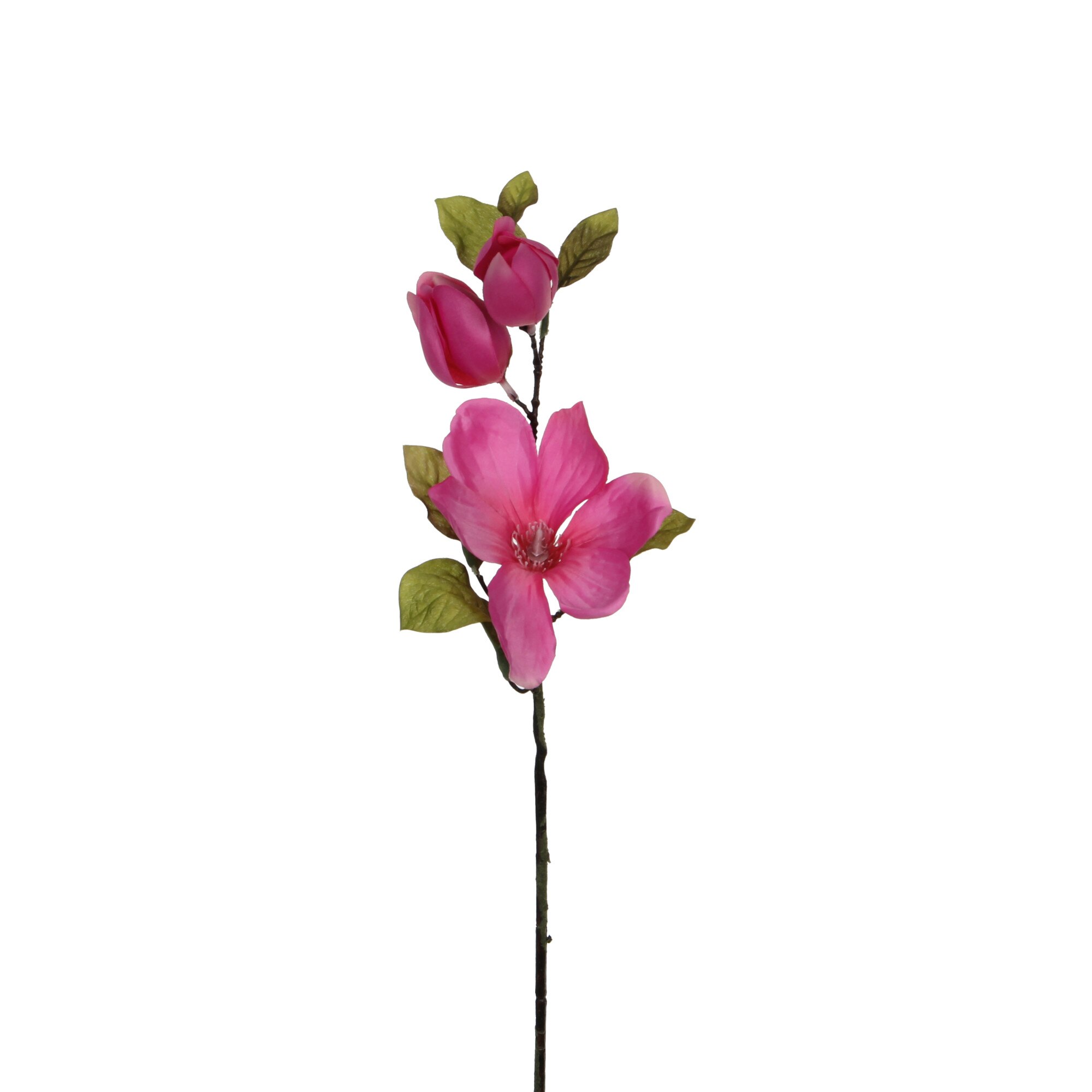 Creanga artificala Magnolia, roz, 68 cm