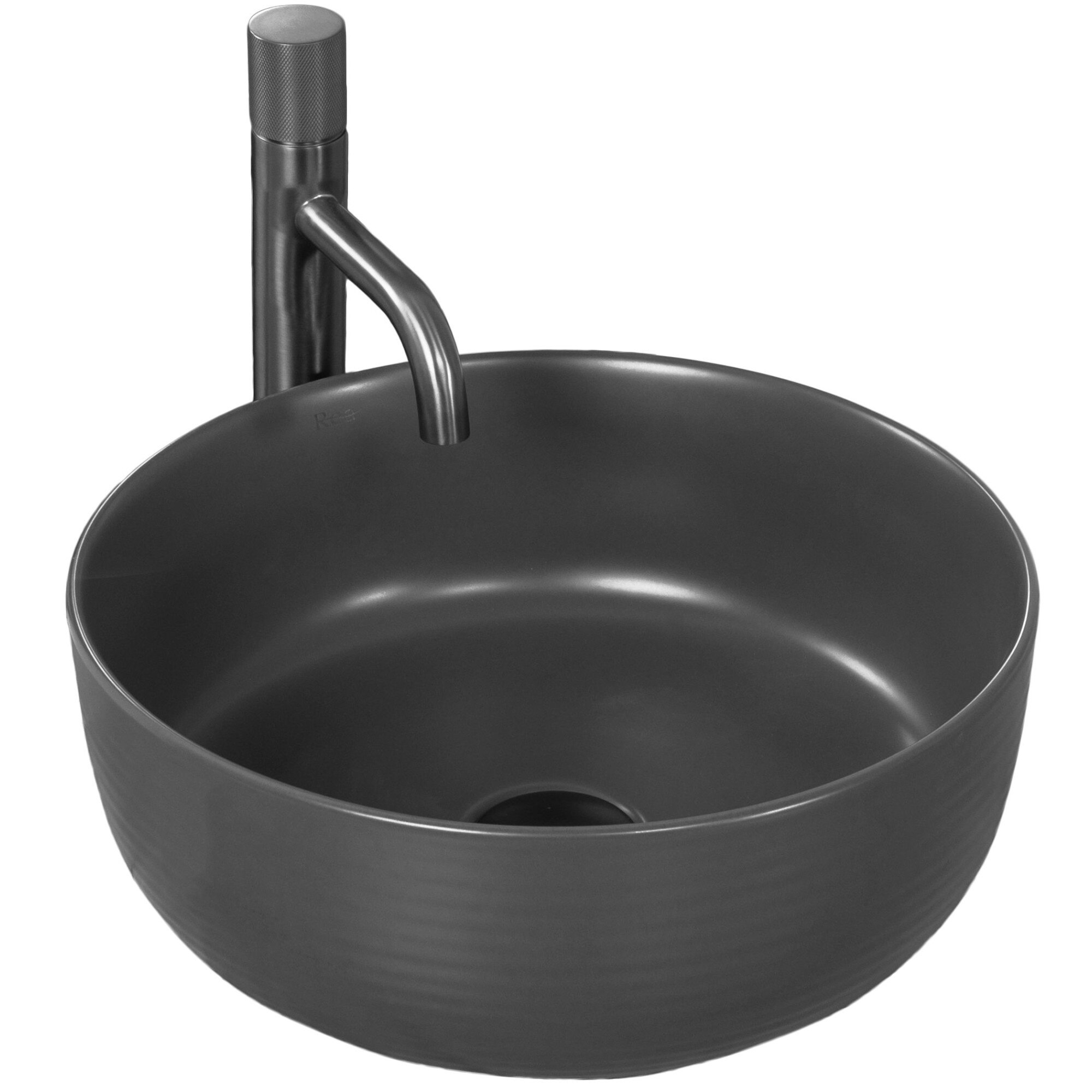 Lavoar Brenda, montaj pe blat, 37x37 cm, ceramica sanitara
