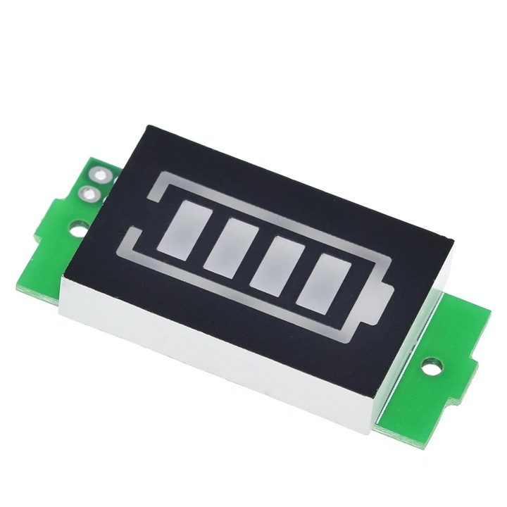 Indicator capacitate baterie, 2S, 8.4V, Albastru