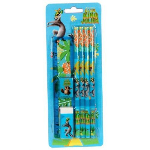 Set rechizite Penguins, 7 piese Multicolor