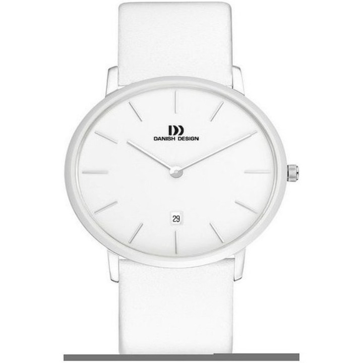 Analóg óra, Dán Design, IQ12Q1030 / 3314434, Kvarc, 3 ATM, 39 mm, Fehér