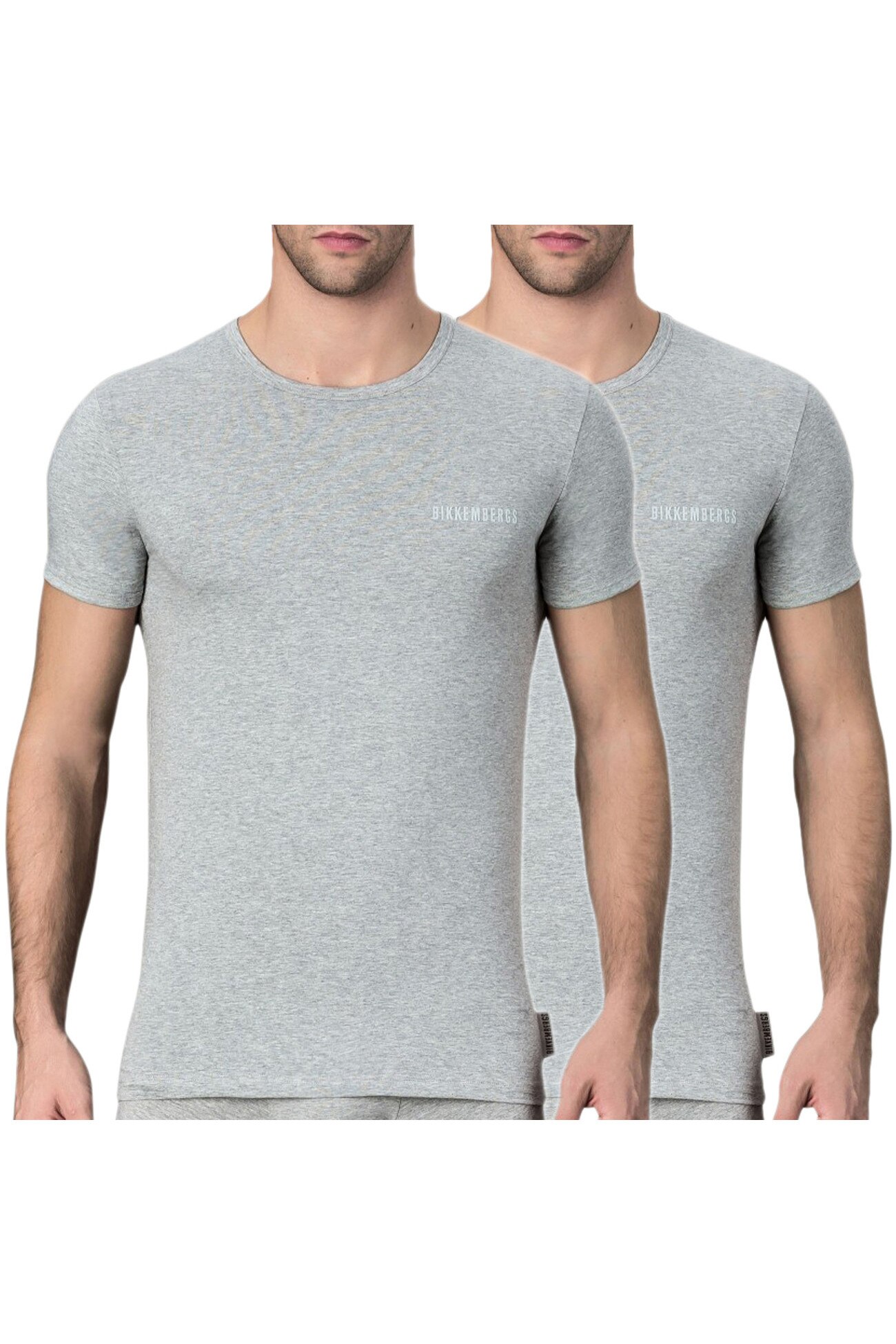 Set 2 tricouri barbati Bikkembergs model VBKT040861, Gri