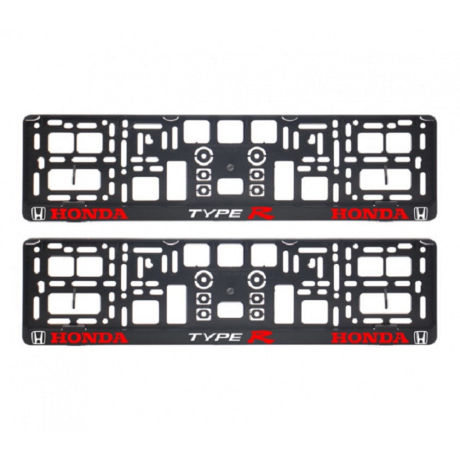 Set 2 bucati suport numar inmatriculare HONDA TYPE R