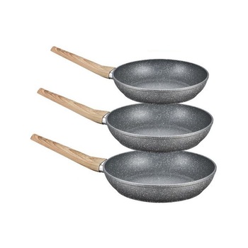 Set 3 Tigai Bakaji Cooking Love, Colectie Diamante, 6 Straturi Aluminiu, Antiaderenta, Multicompatibil Set 3 Tigai Bakaji Cooking Love, Colectie Diamante, 6 Straturi Aluminiu, Antiaderenta, Multicompatibil