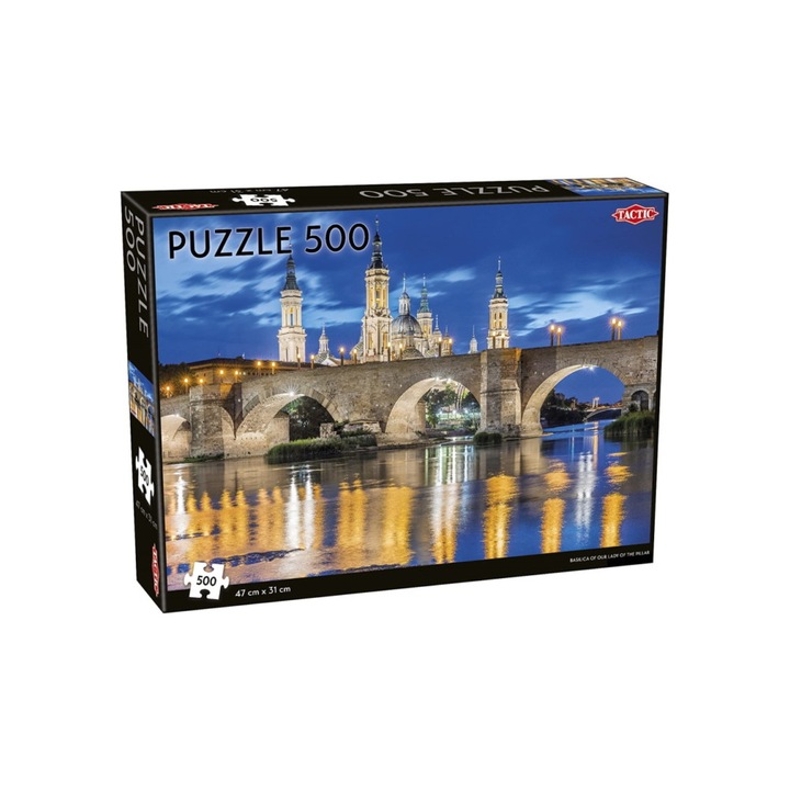 Пъзел Tactic от 500 части - Базилика „Дева Мария от стълба“, Сарагоса (55258)