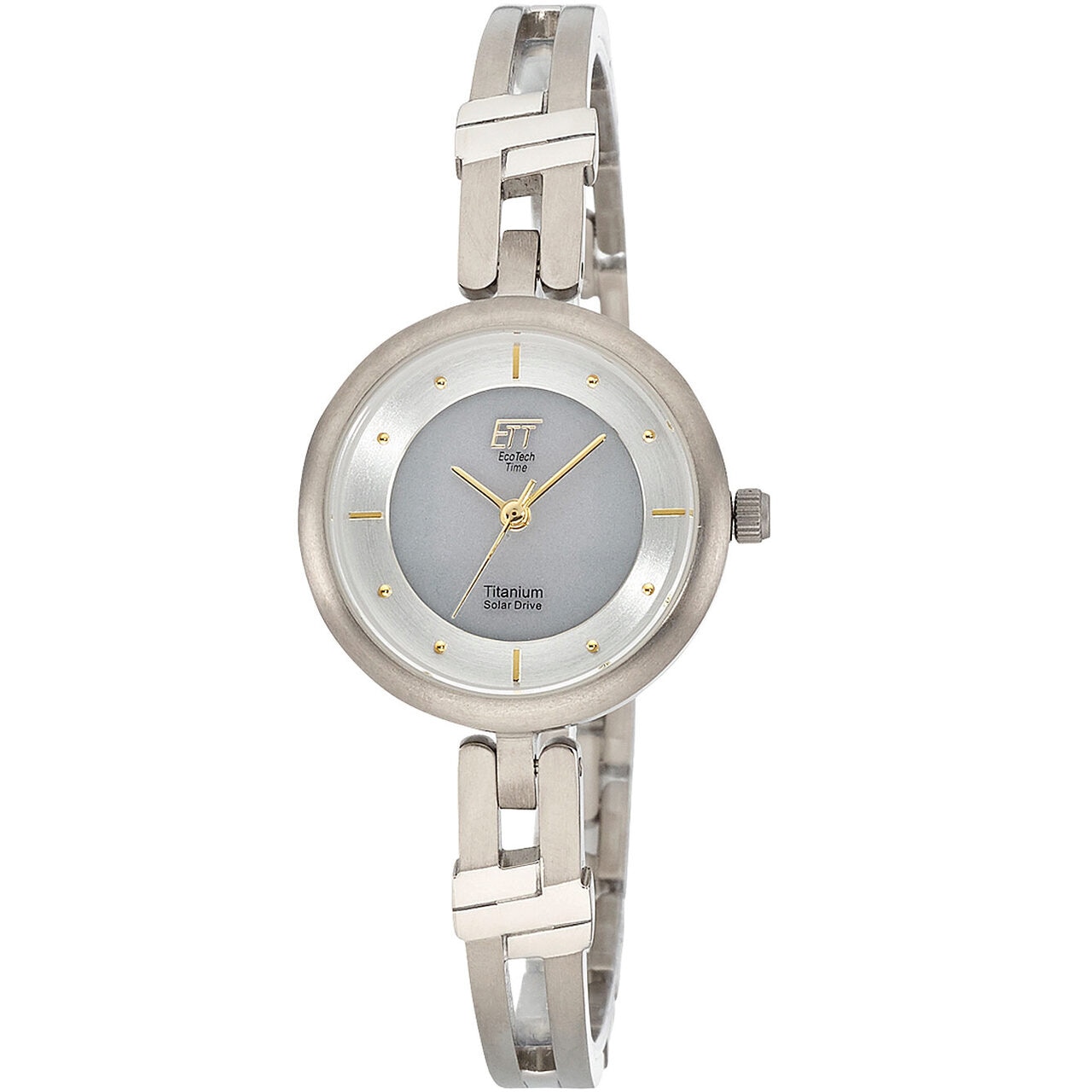 Ceas de dama Ett ELT-12114-45M, Quartz, 27mm, 5ATM, Argintiu