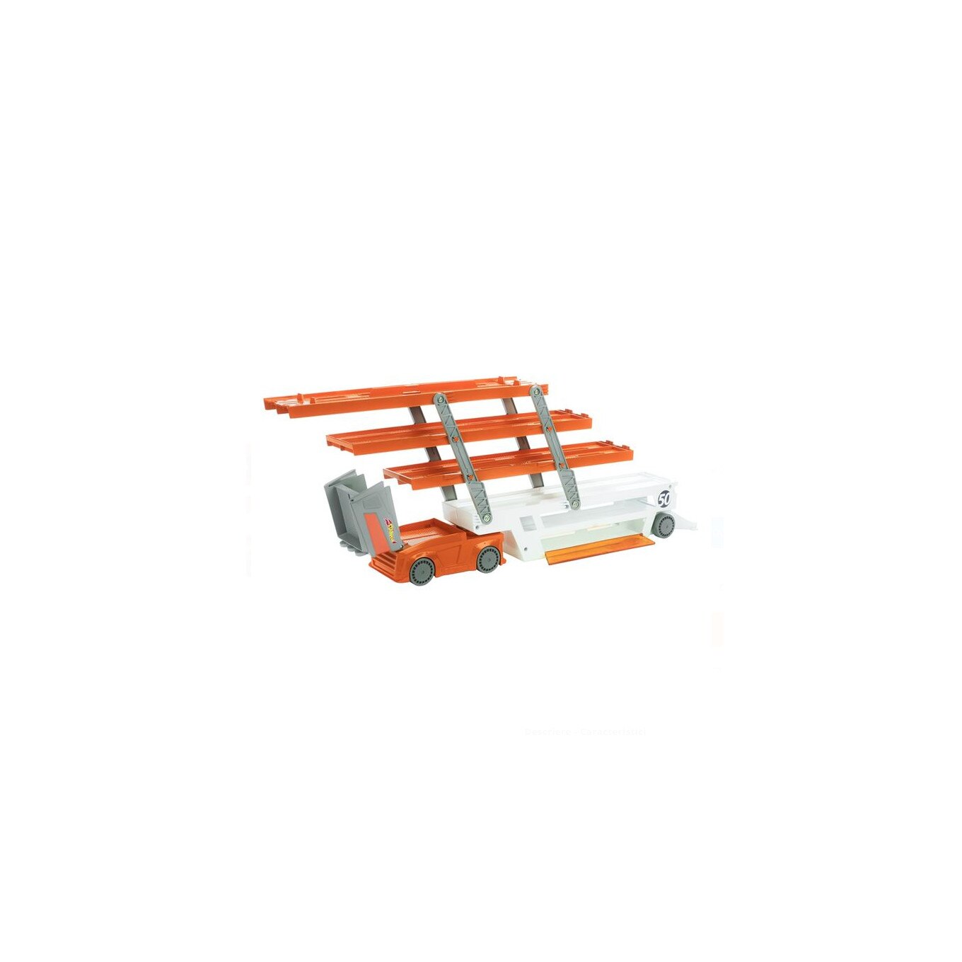 Camion de transport masinute Mattel Hot Wheels din plastic
