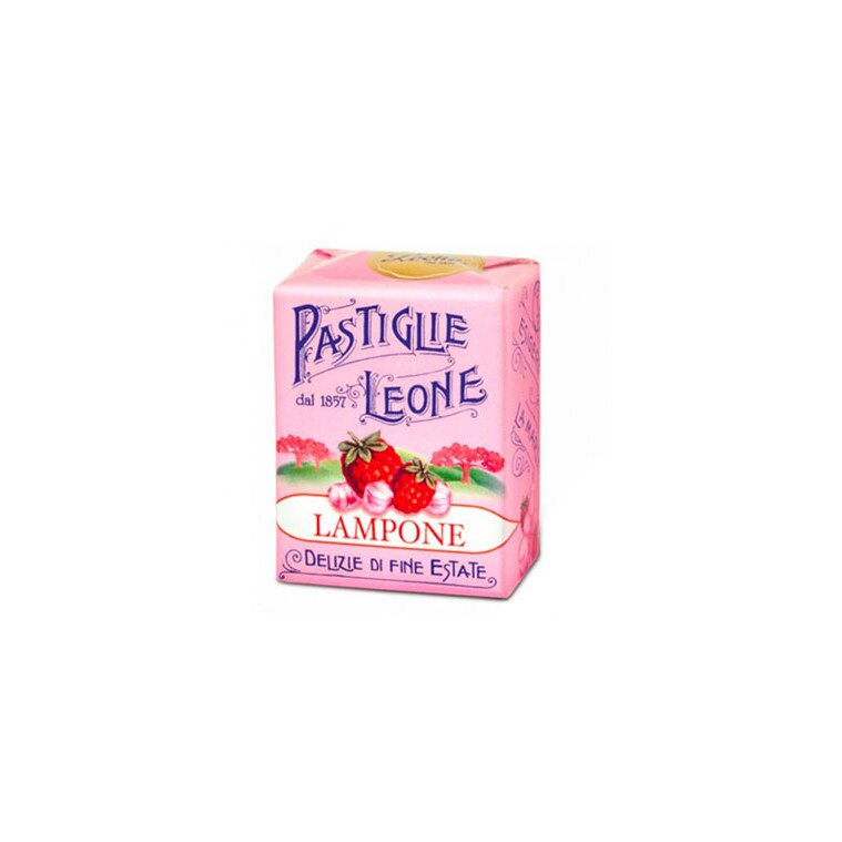 Bomboane Pastiglie Leone cu Zmeura, 30 g