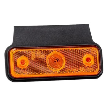 Lampa gabarit 102x36, LED, galbena, cu talpa, 12-36V, FT-004-Z+K, Fristom Lampa gabarit 102x36, LED, galbena, cu talpa, 12-36V, FT-004-Z+K, Fristom