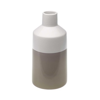 Vaza ceramica, Versa Home, Alb/Maro Vaza ceramica, Versa Home, Alb/Maro