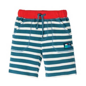 Pantaloni scurti, valuri in noapte, bumbac organic, multicolor, bebe 3-4 ani Pantaloni scurti, valuri in noapte, bumbac organic, multicolor, bebe 3-4 ani