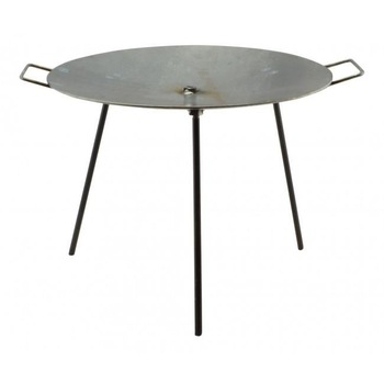 Disc pentru gratar cu picioare si agatator, 50 cm, otel, Perfect Home Disc pentru gratar cu picioare si agatator, 50 cm, otel, Perfect Home