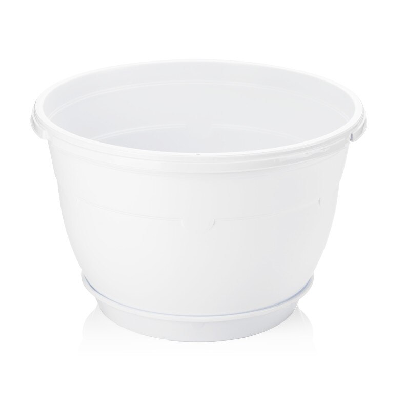 Ghiveci de flori suspendat SERINOVA 1,7lt 18xh10cm alb